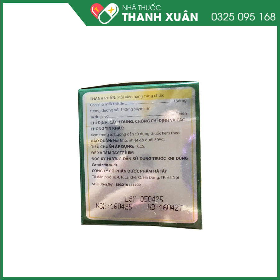 Hergamin DHT 140mg giúp hỗ trợ bảo vệ và tăng cường chức năng gan